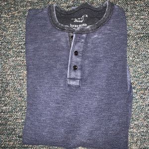Lucky brand venice burnout thermal long sleeve